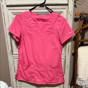 Grey's Anatomy Women's Pink Scrub Set